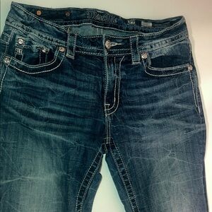 Miss Me Dark Blue Boot Cut Jeans